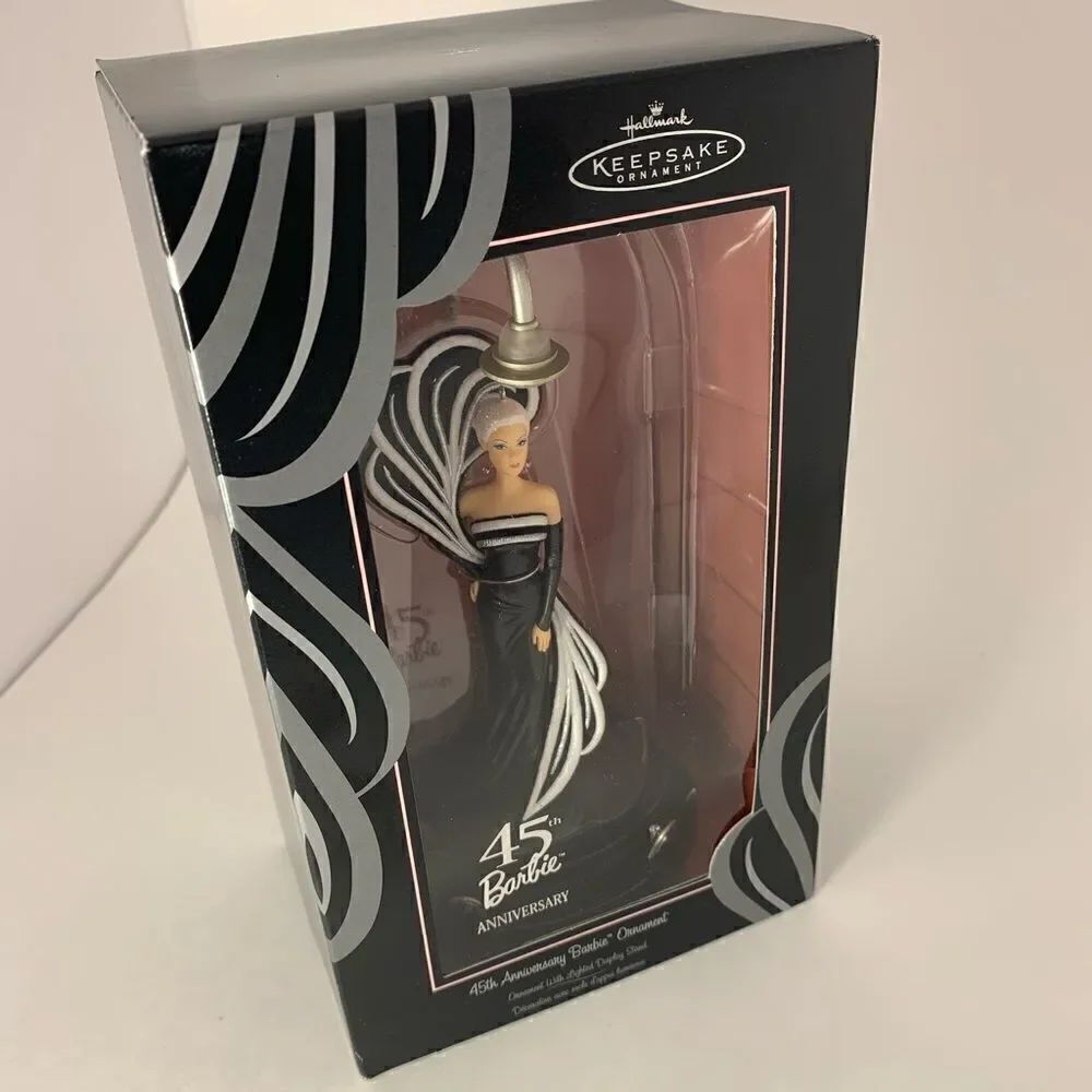 45th Barbie Anniversary Ornament 2004 A Tribute To Beauty & Style Mattel